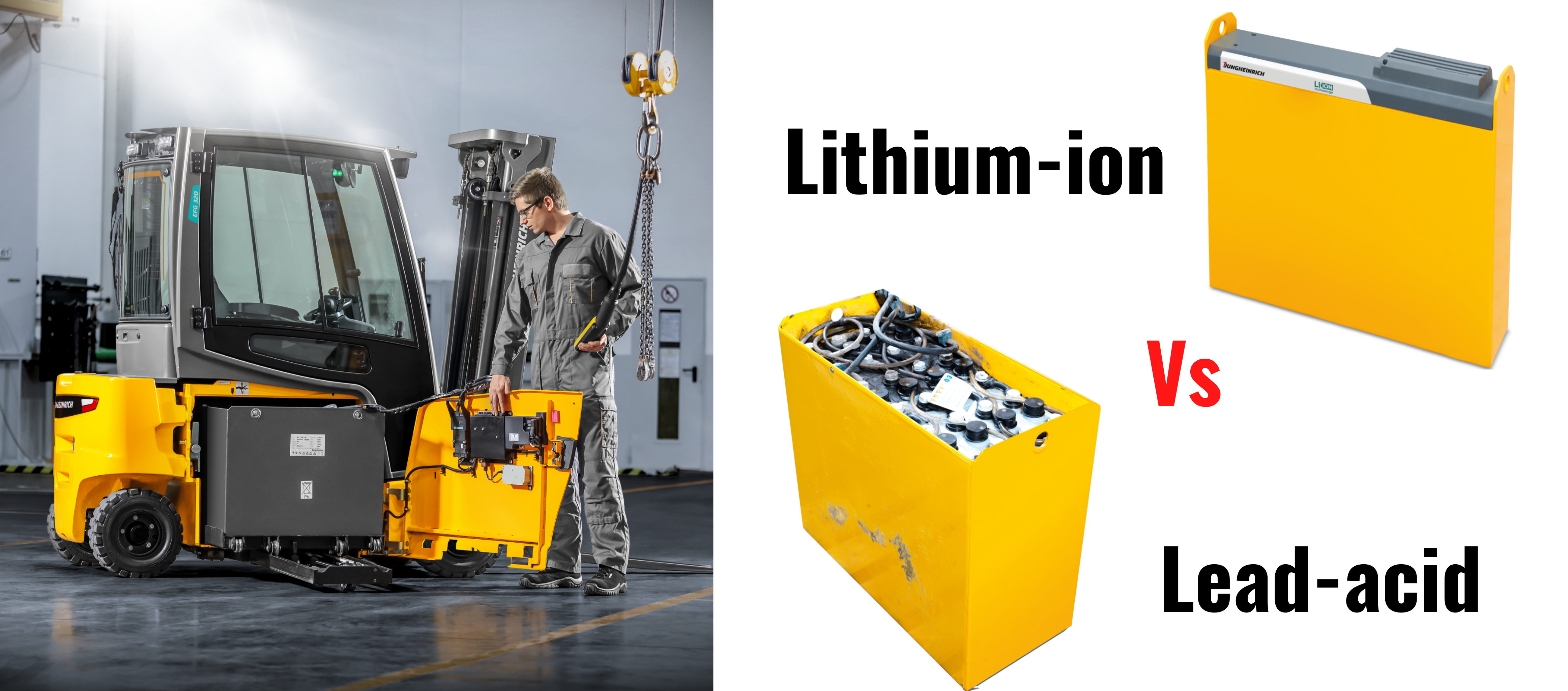 Lựa Chọn Bình Điện Lead Acid Hoặc Lithium Cho Xe Nâng