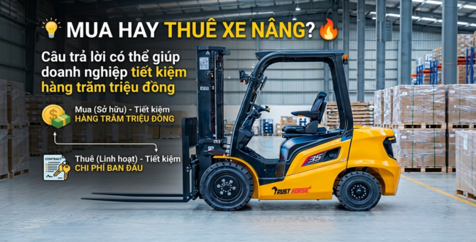Mua Hay Thuê Xe Nâng? Đọc Bài Này Để Tiết Kiệm Hàng Trăm Triệu Cho Doanh Nghiệp