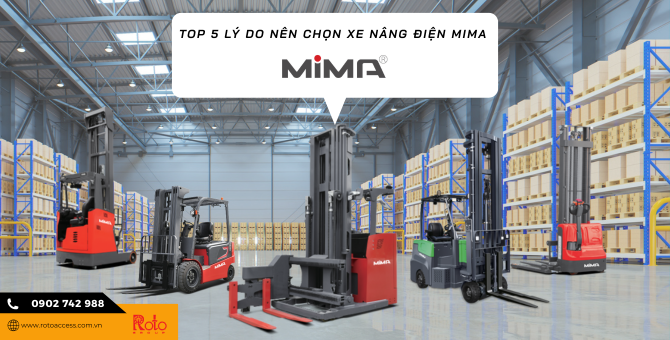5 Lợi Ích Khi Sử Dụng Xe Nâng Điện MiMA Cho Kho Bãi Hiện Đại
