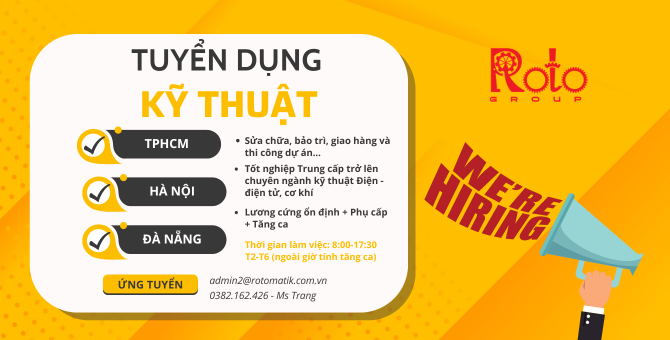 TUYỂN DỤNG NHÂN VIÊN KỸ THUẬT SỬA CHỮA, BẢO TRÌ VÀ THI CÔNG