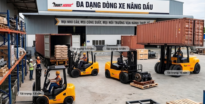 Kinh Nghiệm Chọn Mua Xe Nâng Dầu Phù Hợp Cho Từng Kho Hàng