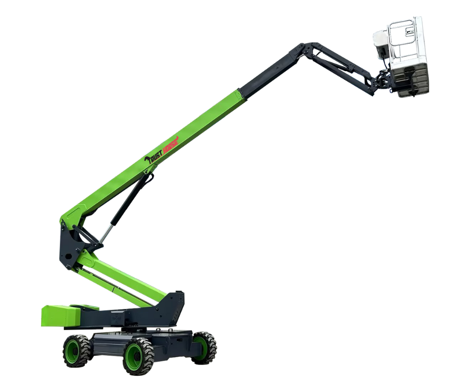 Xe Nâng Người Động Cơ Điện Telescopic Boom Lift Trust Horse J18