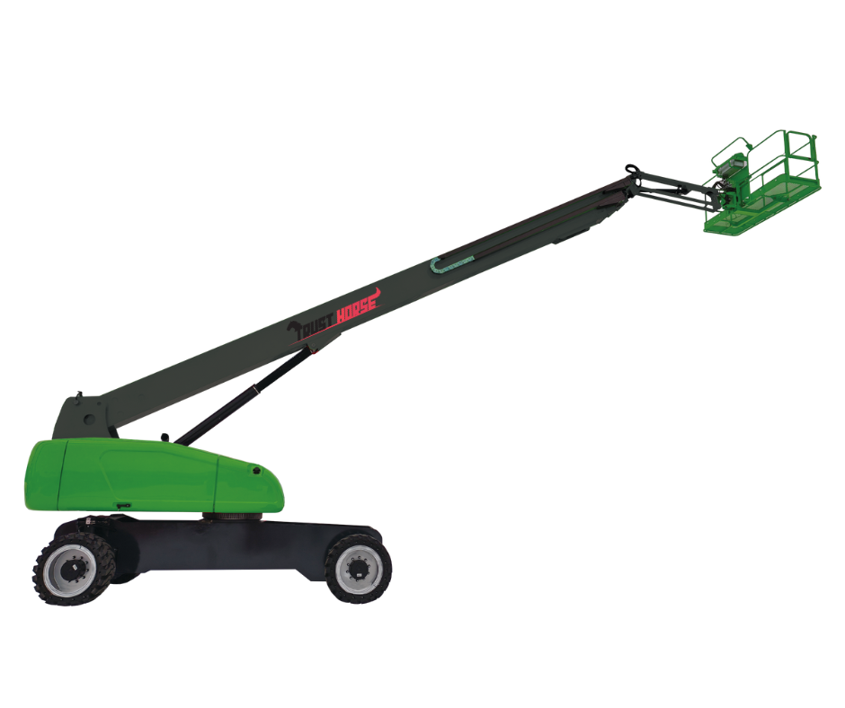 Xe Nâng Người Động Cơ Dầu Telescopic Boom Lift Trust Horse J28D