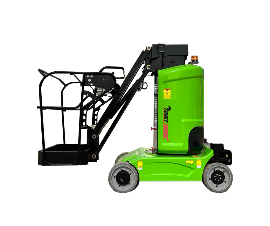 Xe Nâng Người Lối Đi Hẹp Vertical Mast Lift with Jib Trust Horse M9.2J