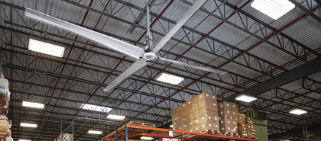 Quạt Trần Công Nghiệp HVLS Rite Hite – Giải Pháp Làm Mát Hiệu Quả Tại Kho