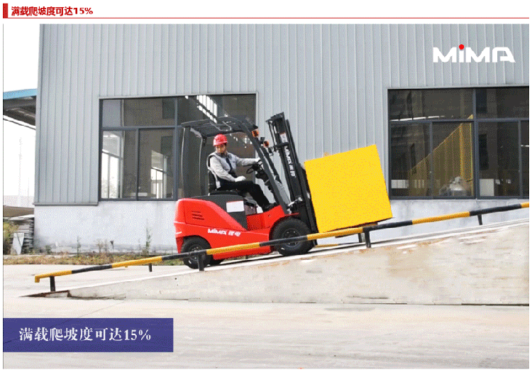 Độ dốc xe nâng điện MiMA